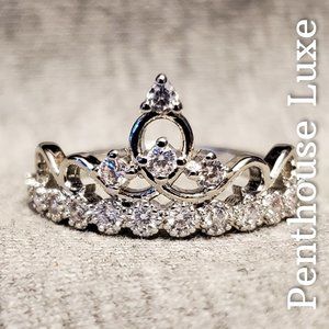 FINAL RESTOCK!! Silver Princess Crown Ring